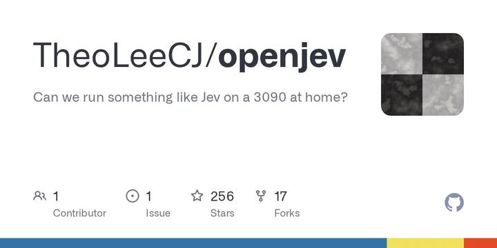 GitHub link card from Shiba's post